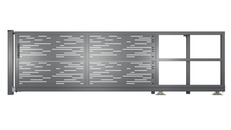 Brama przesuwana wycinana laserowo