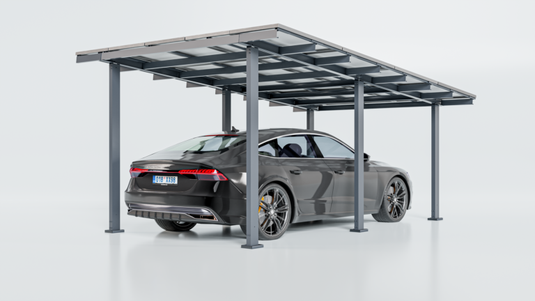 Carport dach fotowoltaiczny