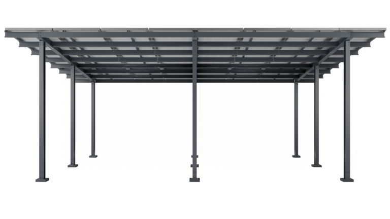 Carport dach fotowoltaiczny rozbudowa