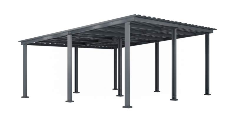 Carport trapez rozbudowa